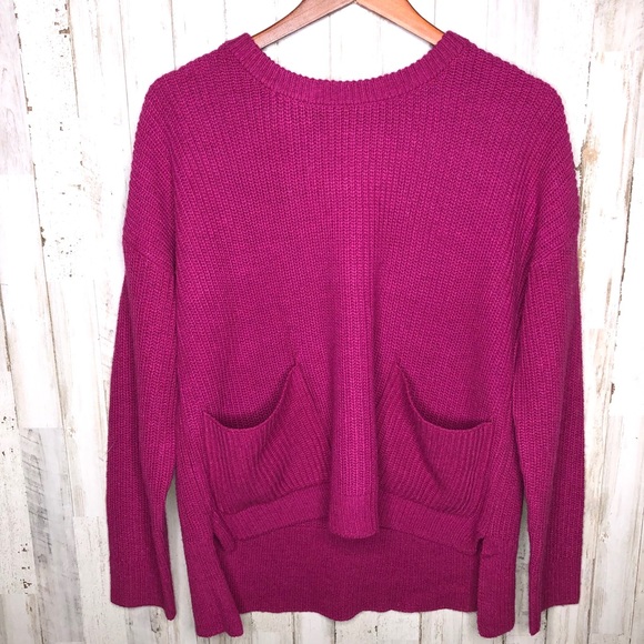 MELLODAY Nordstrom Two Pocket Pullover Sweater - Picture 2 of 4